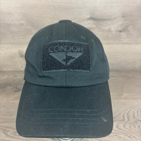 Condor Tactical Mesh Strapback Hat Cap Black Adjustable TCM-002 Hunting Hiking - Picture 3 of 16